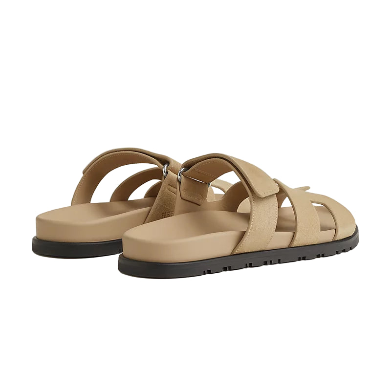 Hermès Chypre Sandal - Beige/Suede (43)