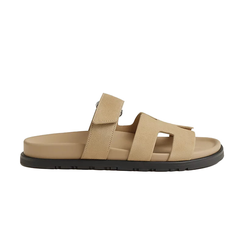 Hermès Chypre Sandal - Beige/Suede (43)