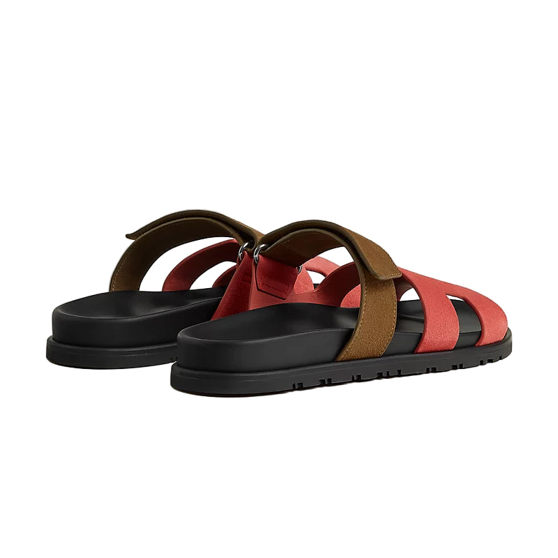 Hermès Chypre Sandal - Rouge Cinetique/Calfskin (39)