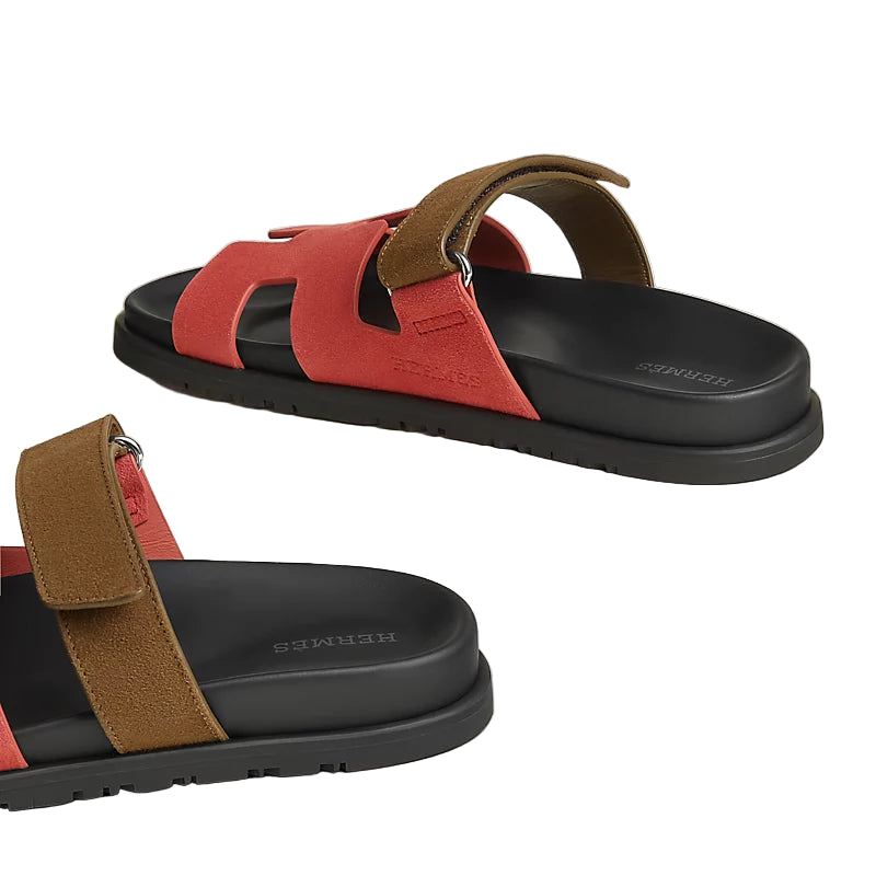 Hermès Chypre Sandal - Rouge Cinetique/Calfskin (39)