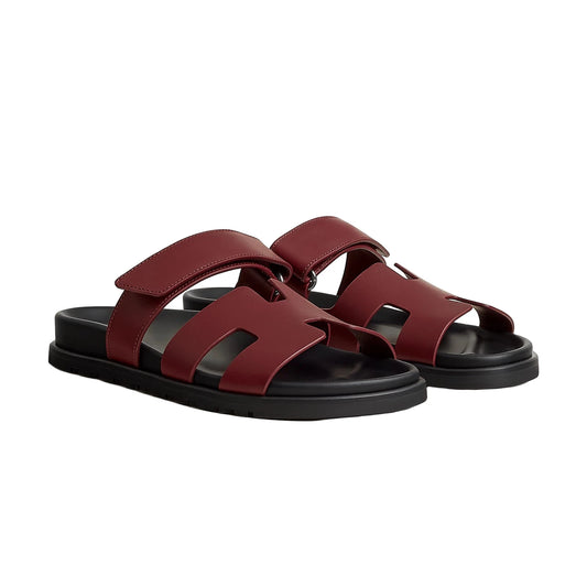 Hermès Chypre Sandal (Rouge H) (39.5)