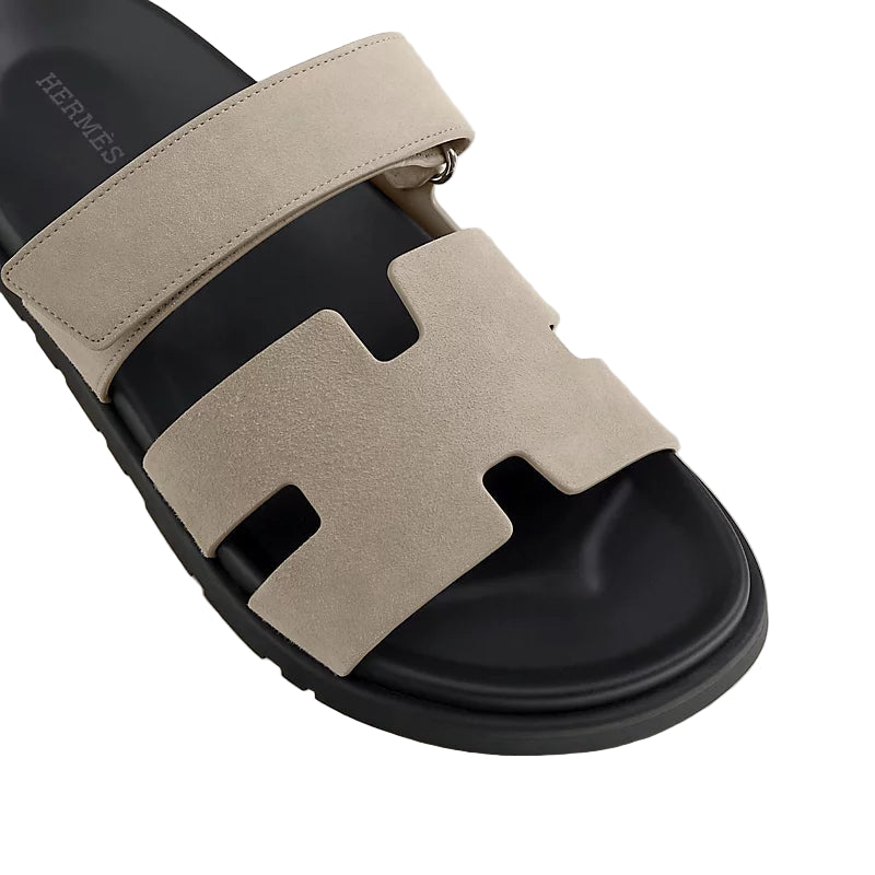 Hermès Chypre Sandal - Beige Esquisse/Suede (44.5)