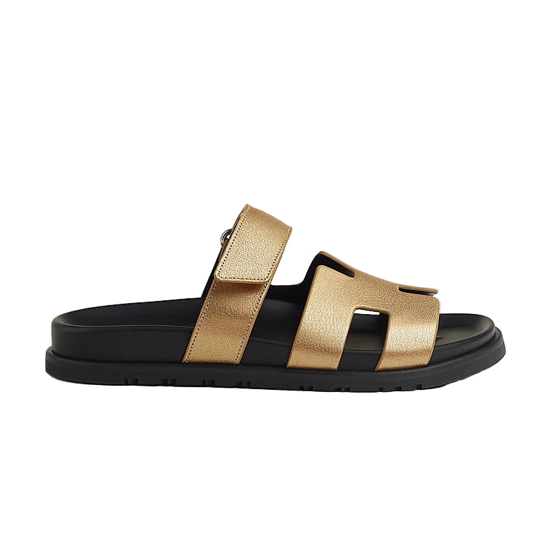 Hermès Chypre Sandal - Gold/Calfskin (44.5)