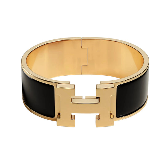 Hermès  Clic Clac H bracelet Noir