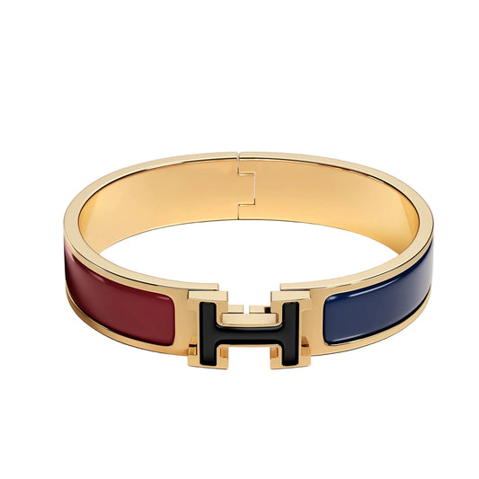 Hermès  Clic H Color Block Bracelet Galaxie