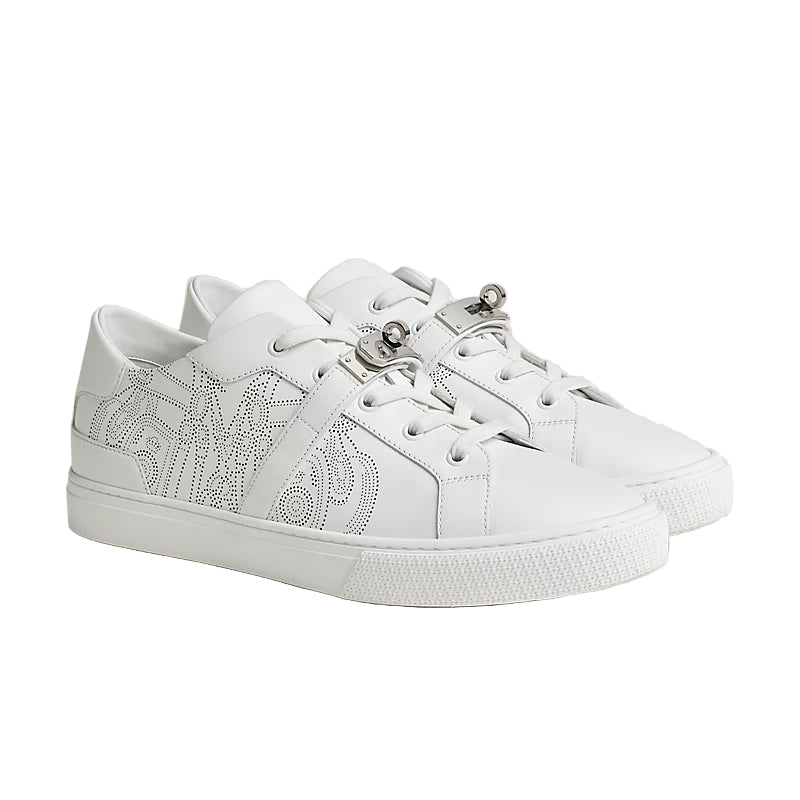 Hermès Brides De Gala Day Low Top Sneakers - Blanc (44)