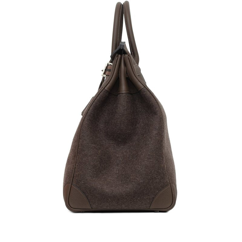 Hermès HAC 40 Bag - Ébène Ecore/Noir/Dark Chocolate - 2024