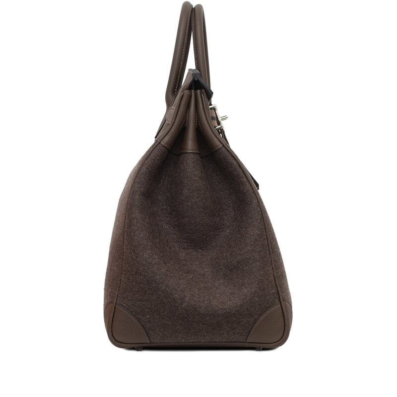 Hermès HAC 40 Bag - Ébène Ecore/Noir/Dark Chocolate - 2024