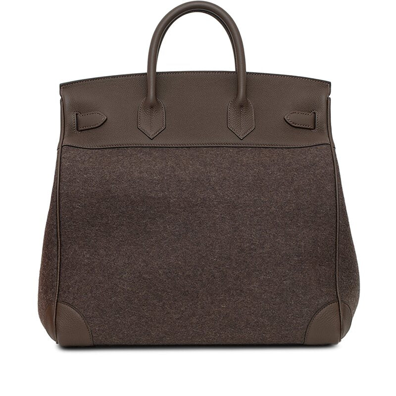 Hermès HAC 40 Bag - Ébène Ecore/Noir/Dark Chocolate - 2024