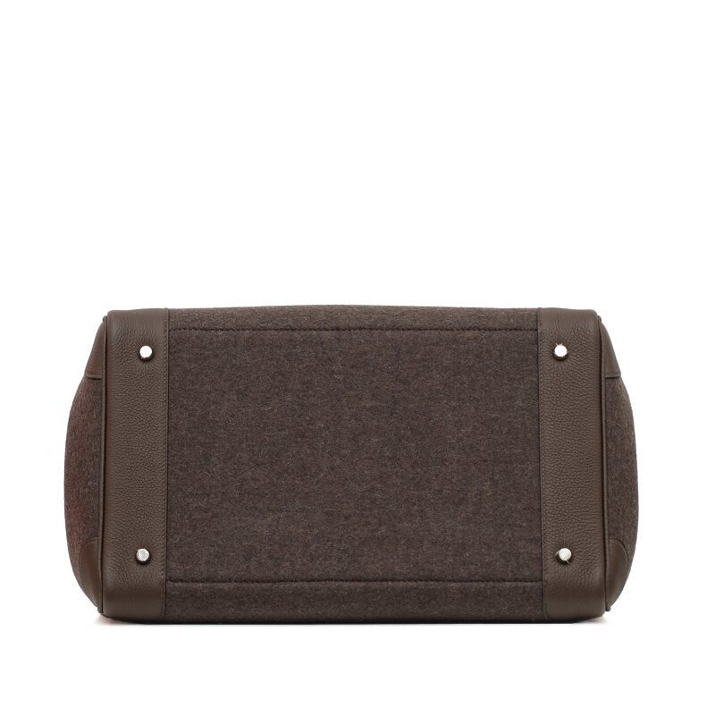 Hermès HAC 40 Bag - Ébène Ecore/Noir/Dark Chocolate - 2024
