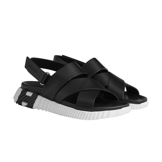 Hermès Electric Sandal (Noir) (46)