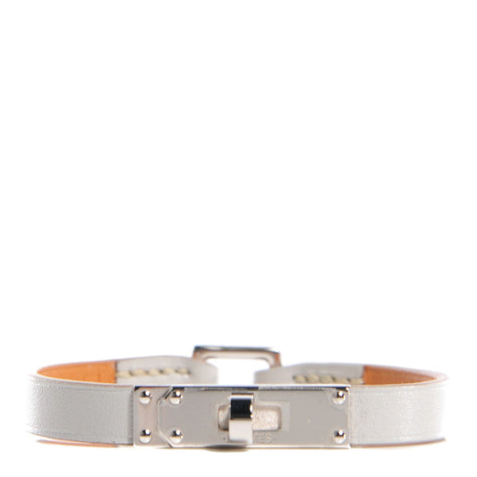 Hermès Chamonix Micro Kelly Bracelet XS Gris Perle