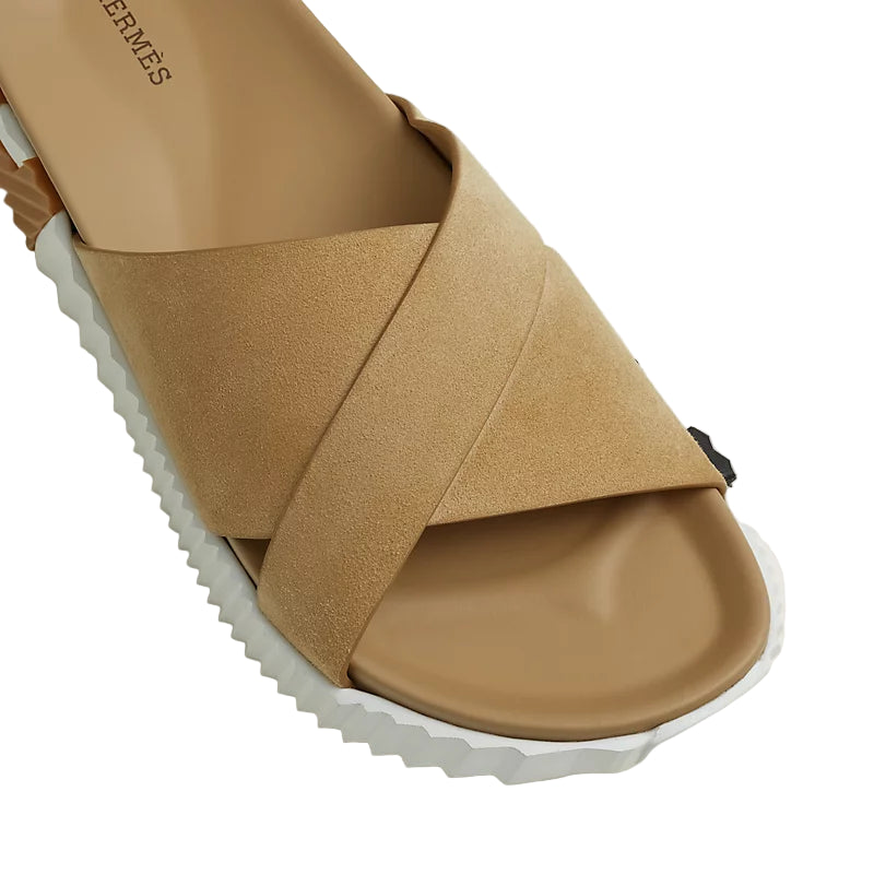 Hermès Infra Sandals - Beige/Suede (45.5)
