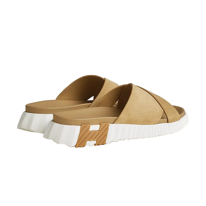 Hermès Infra Sandals - Beige/Suede (45.5)