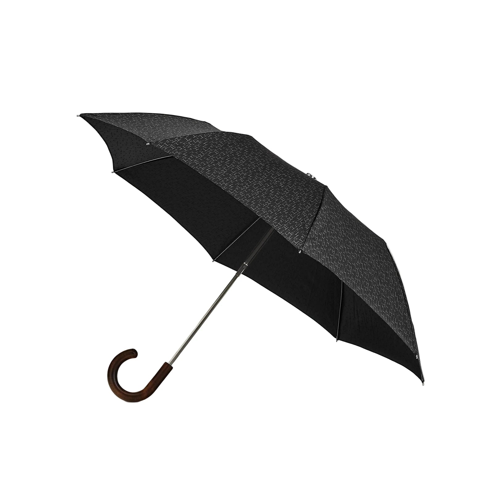 Hermès Pluie de H Long Umbrella - Noir