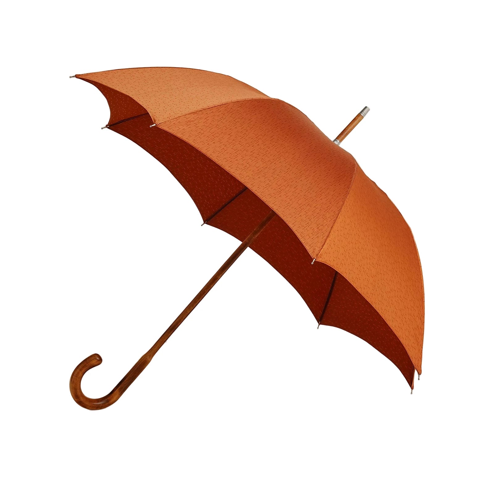 Hermès Pluie de H Long Umbrella - Potiron