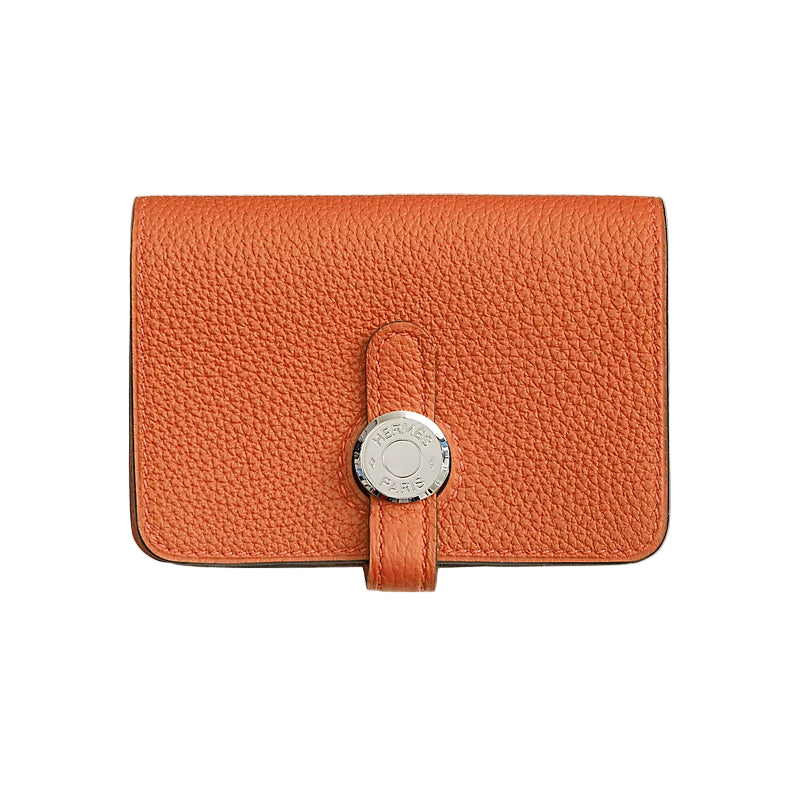 Hermès Dogon Card Holder - Orange