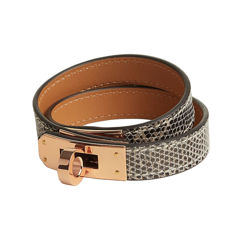 Hermès Kelly Double Bracelet PM - Ombre/Salvator Lizard
