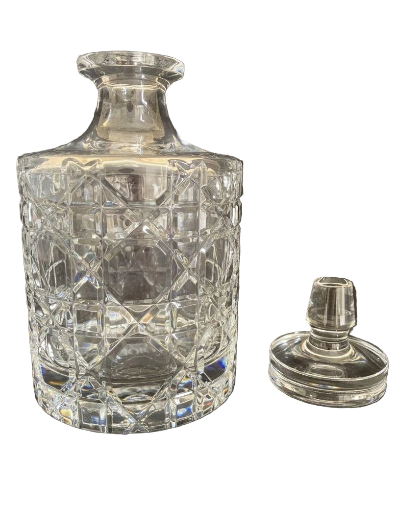 Dior 3-Piece Whisky Decanter Set – Transparent Cannage Motif